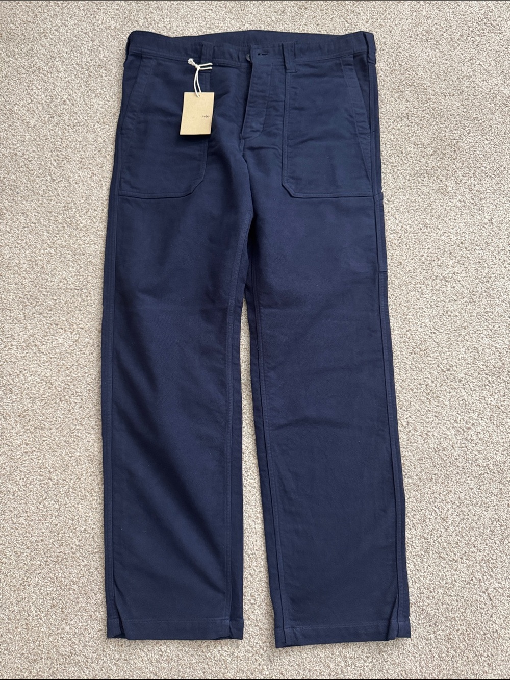 NWT ts(s) Garment Dyed Dark Navy Fatigue Pants - Size 3